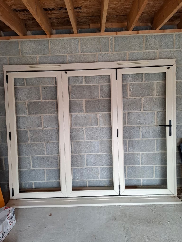 Cream Bi-Fold Doors