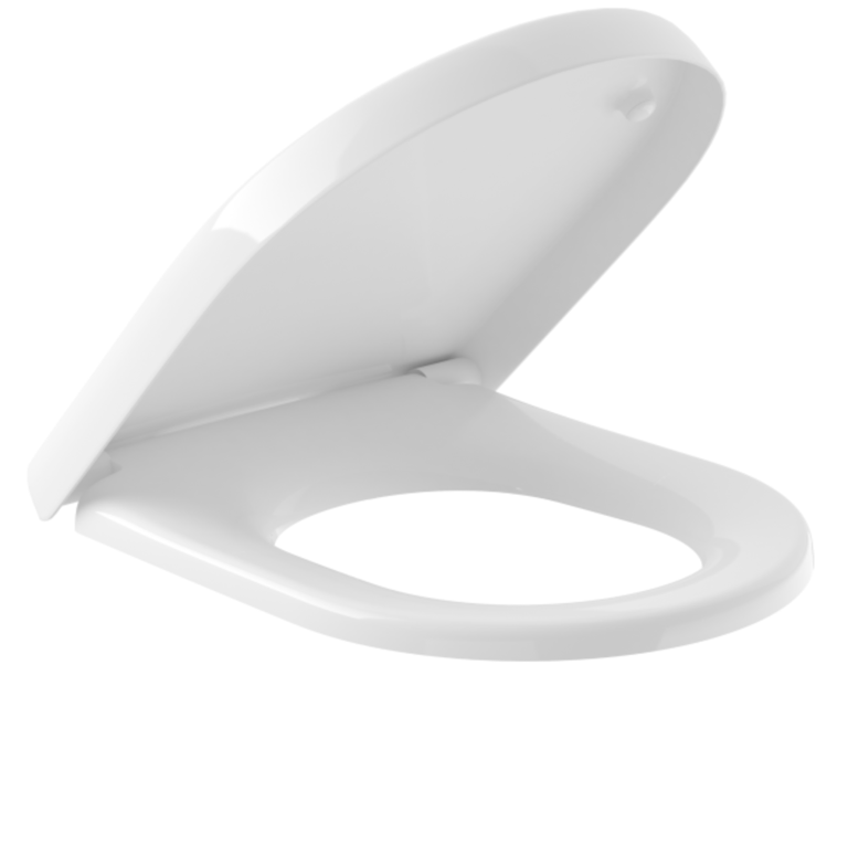 image for Villeroy & Boch Architectura Soft-Close Toilet Seat and Cover with Quick Release – White Alpin