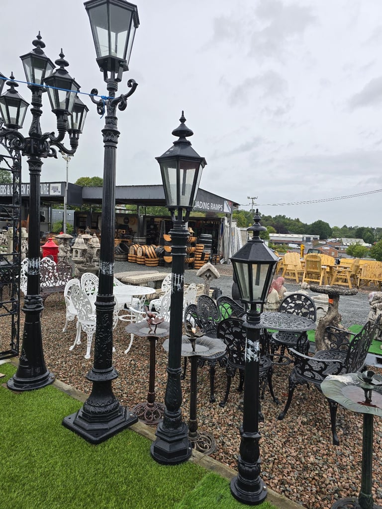 New Cast aluminium garden lamps lights