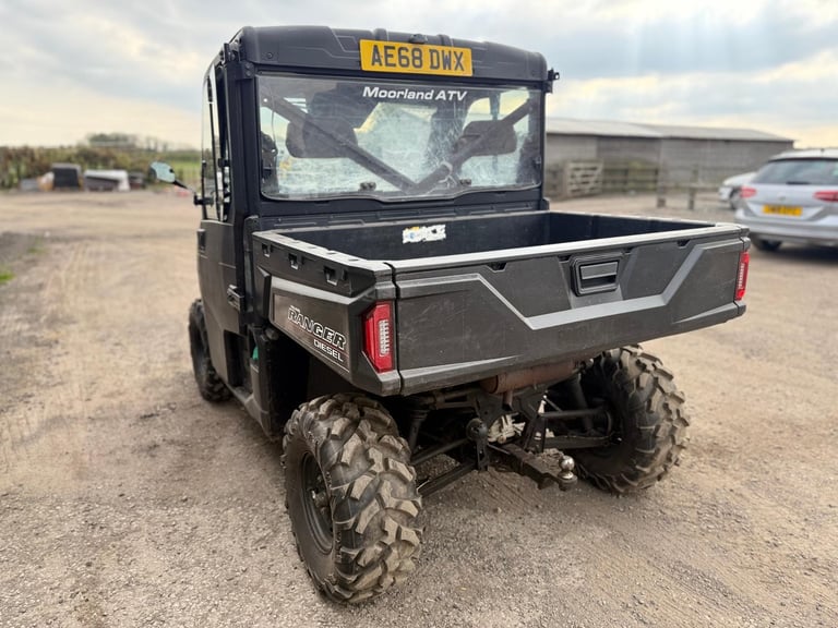 2018 ( 68 ) Polaris Ranger 1000 Diesel fully enclosed cab