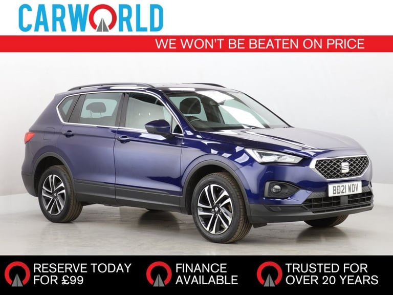 2021 SEAT Tarraco 2.0 TDI SE Technology SUV 5dr Diesel DSG Euro 6 (s/s) (150 ps) ESTATE Diesel Au...