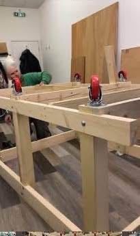 Bespoke Wooden Pattern Cutting Table