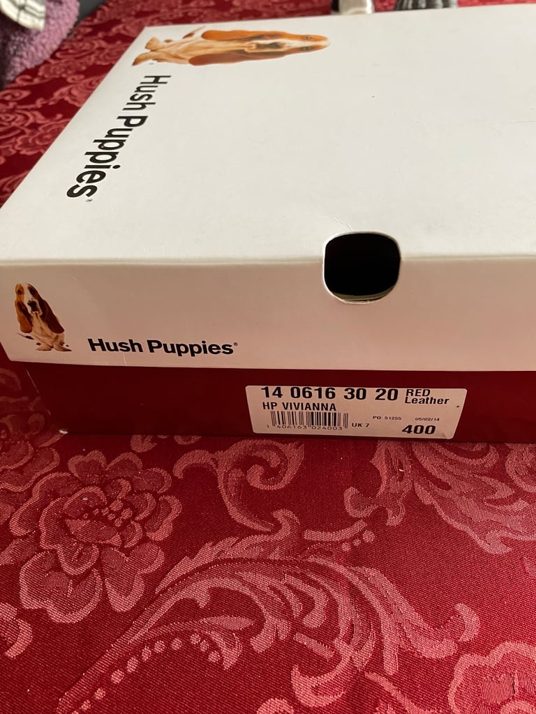 Red hush puppies