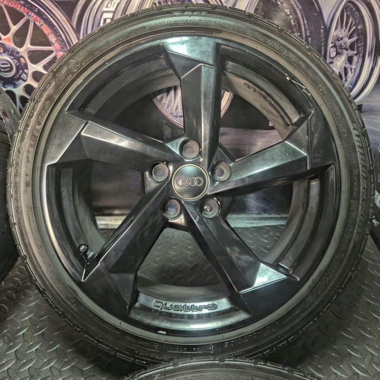 18" AUDI ROTOR QUATTRO ALLOYS/5×112/FIT AUDI, VW, SEAT/ FAST DELIVERY