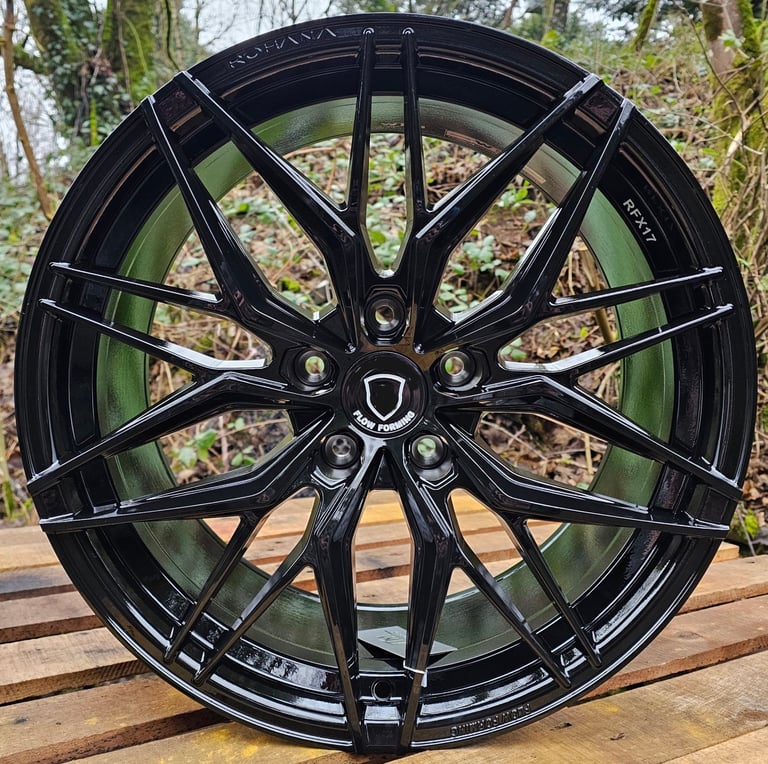 image for NEW 19" RFX17 STYLE ALLOY WHEELS FITS 5X120 BMW 3 4 5 F10 F30 BLACK