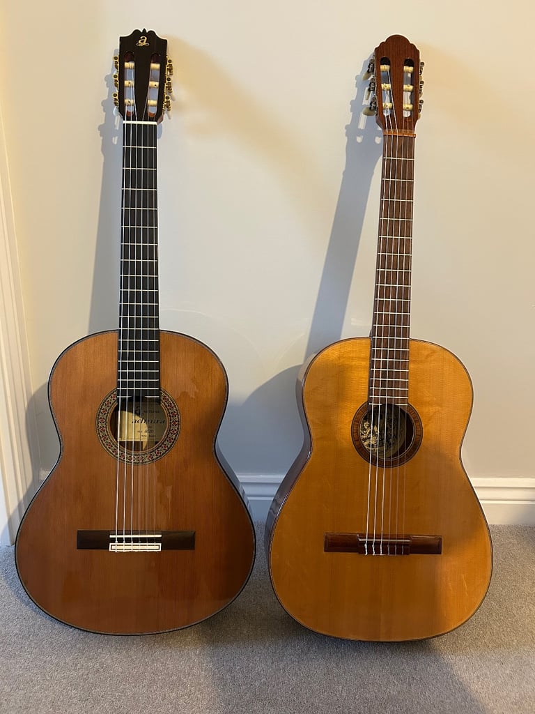 2 beautiful classical guitars Admira A20 and Hopf