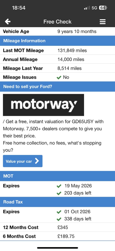 Ford, TRANSIT CONNECT, Panel Van, 2015, Manual, 1560 (cc)