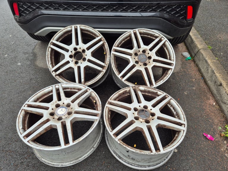 image for 🌟Genuine Mercedes 18 inch staggered alloy wheels 5x112