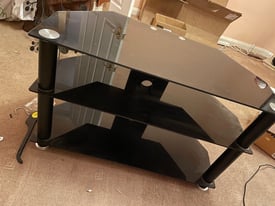 image for Glass tv stand