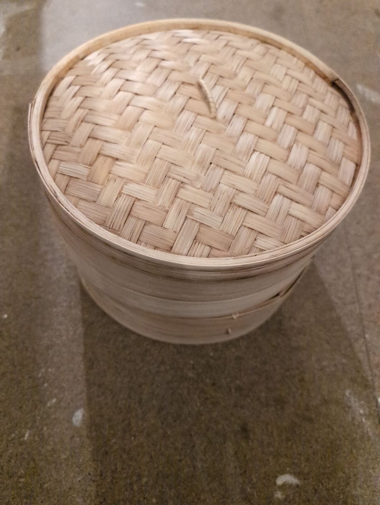 Free 3 layer bamboo steamer