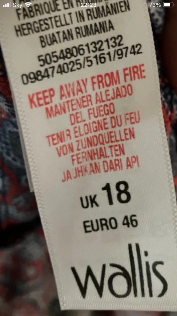 Ladies Pretty Sundress size 18 NWOT