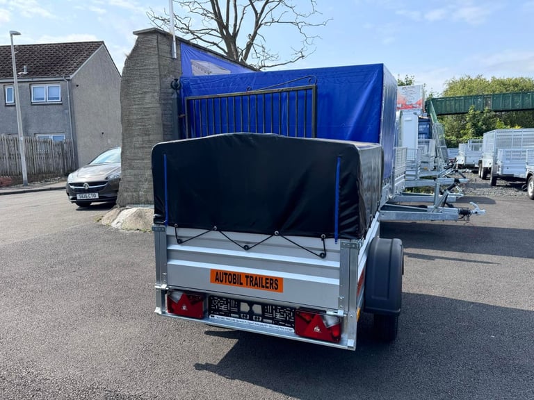 BRAND NEW NIEWIADOW 5ft x 4ft SINGLE AXLE FRAME AND COVER TRAILER (50CM)
