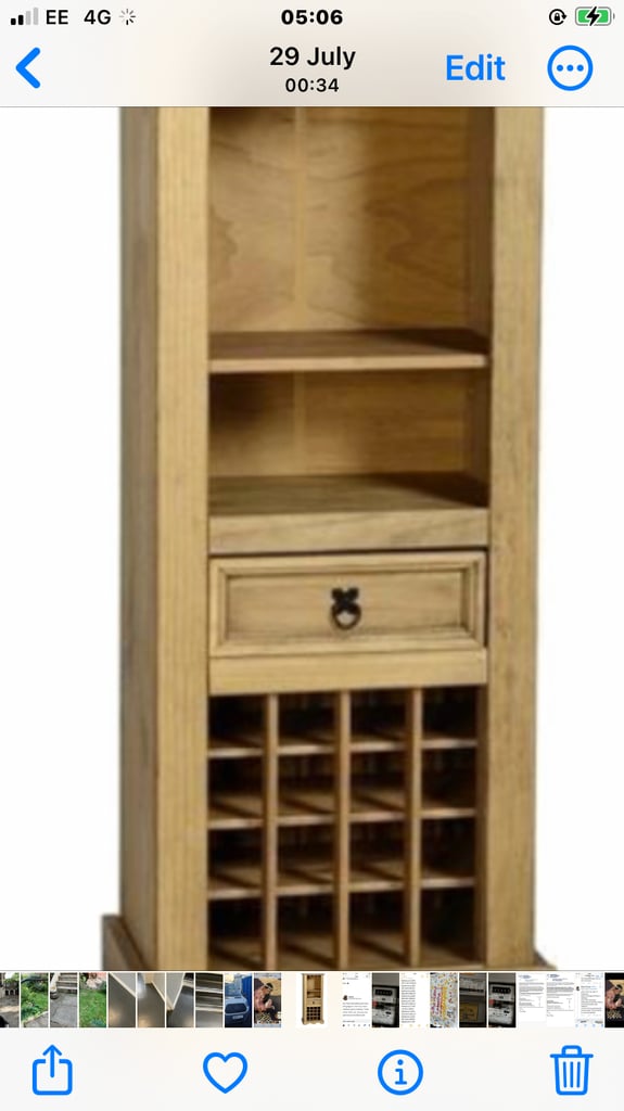 image for Wine rack & cabinet