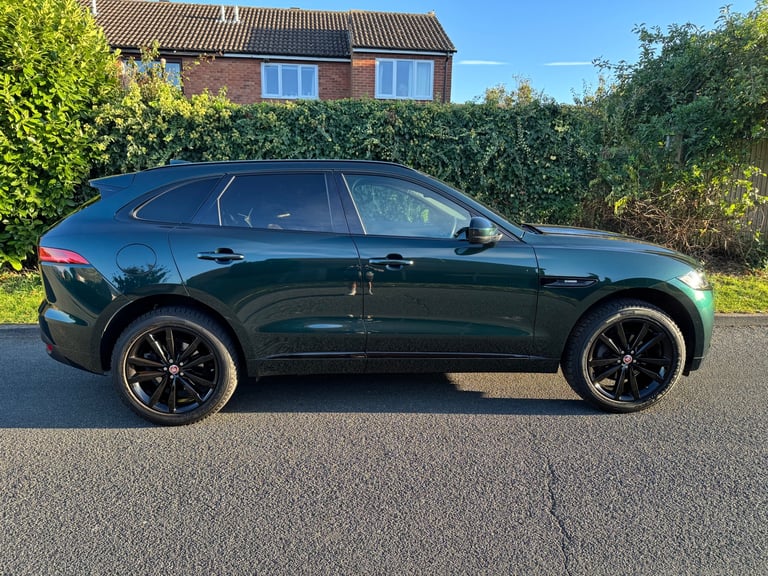 A rare British Racing Green 2018 Jaguar F-Pace D240 R-Sport with 12 months' MOT