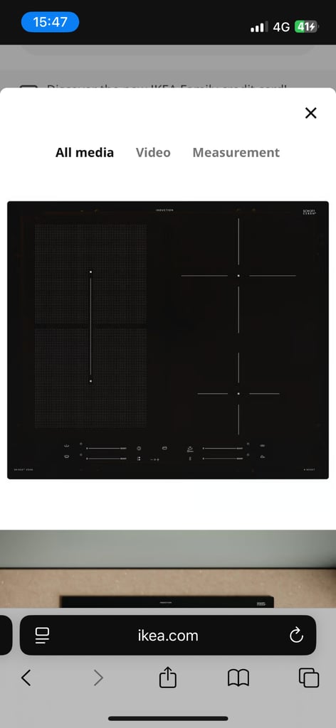 image for Induction hob Ikea Smaklig