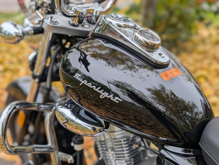 2025 Keeway Superlight 125 SE Gloss Black Only Covered 253 Miles Px Welcome