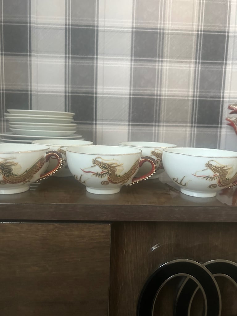 Geisha Japanese tea set 