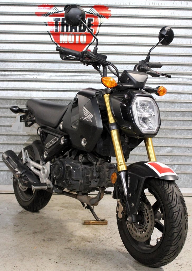 2021 21 HONDA MSX 125 GROM ABS BLACK TRADE SALE 7230 MILES NEWSHAPE MONKEY BIKE