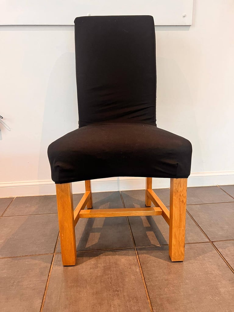 Natural Solid Oak  6-10 Seater Extendable Dining Table 280 CM x 90 CM + 6 Chairs