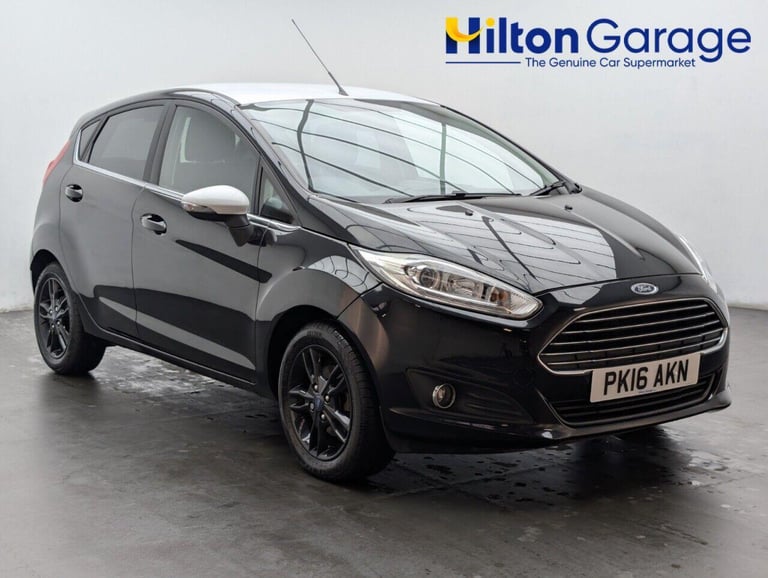 2016 Ford Fiesta 1.25 Zetec Black Edition Hatchback 5dr Petrol Manual Euro 6 (82 ps) - BLUET HATC...