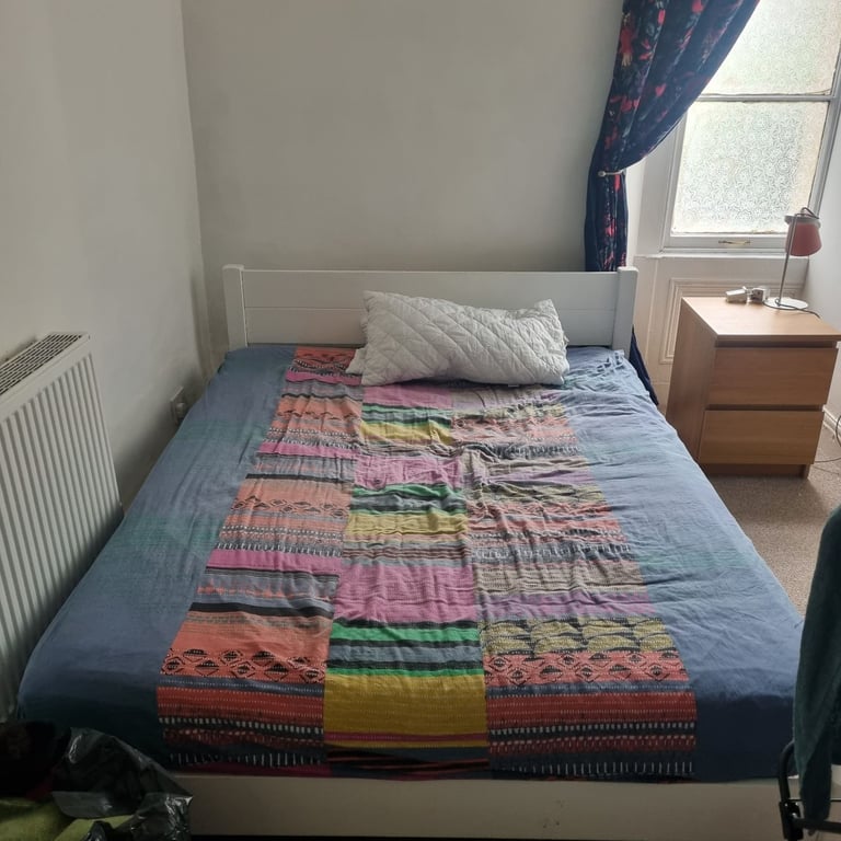 Low king sized loft bed 