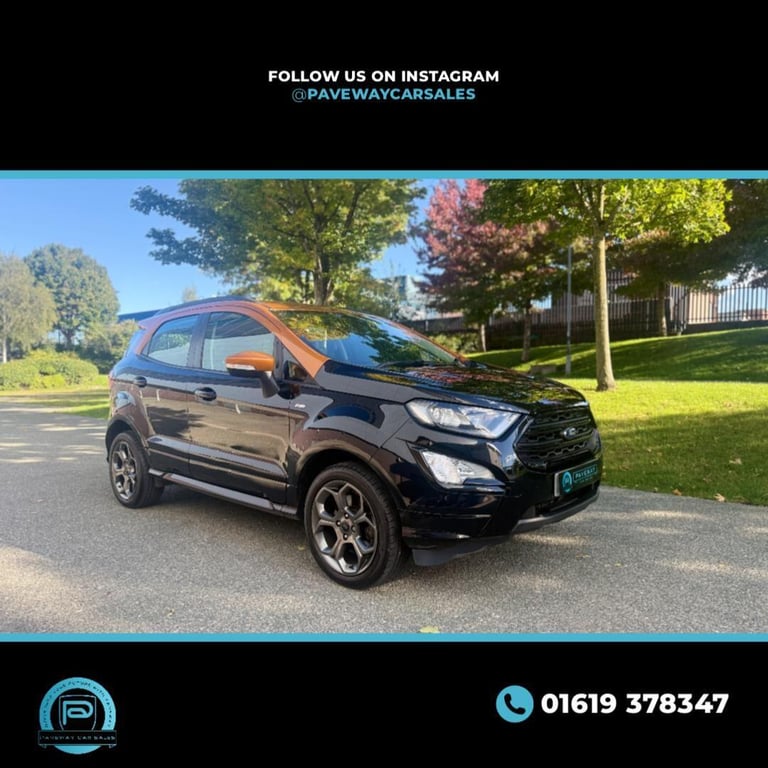 2018 Ford Ecosport 1.0T EcoBoost ST-Line Euro 6 (s/s) 5dr HATCHBACK Petrol Manual