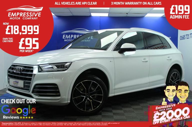 image for 2018 Audi Q5 2.0 TDI S line SUV 5dr Diesel S Tronic quattro Euro 6 (s/s) (190 ps) Diesel Automatic