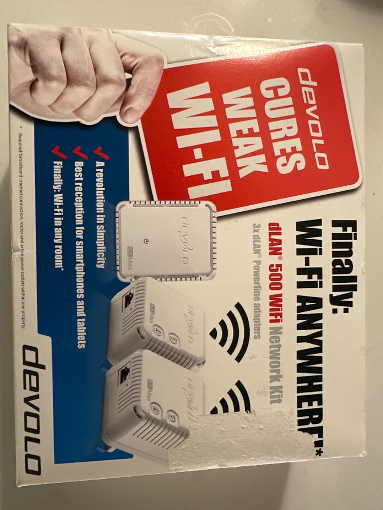 Devolo wi-fi extender power adaptors