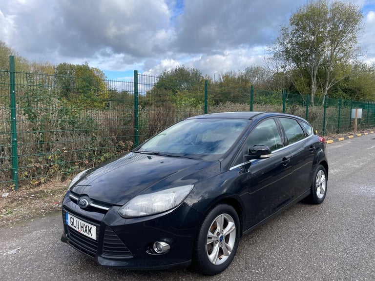 FORD FOCUS 1.6 ZETEC 11 REG BLACK 5 DOOR TIMING BELT REPLACED MOT JULY 2026 LOW INSURANCE 45+MPG
