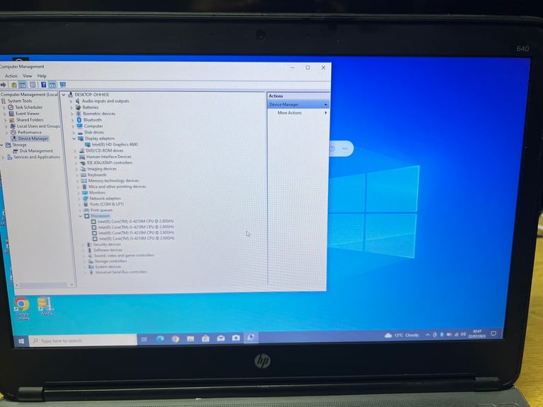 8GB Hp ProBook HD Laptop 120GB SSD,Window10,office,Ready