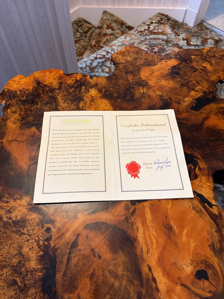 image for Everglades International Sierra Buckeye Table