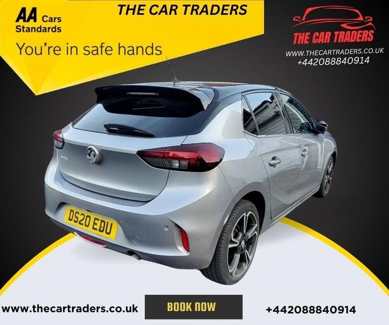 2020 Vauxhall Corsa 1.2 Turbo Elite Nav Premium Hatchback 5dr Petrol Auto Euro 6 (s/s) (100 ps) H...