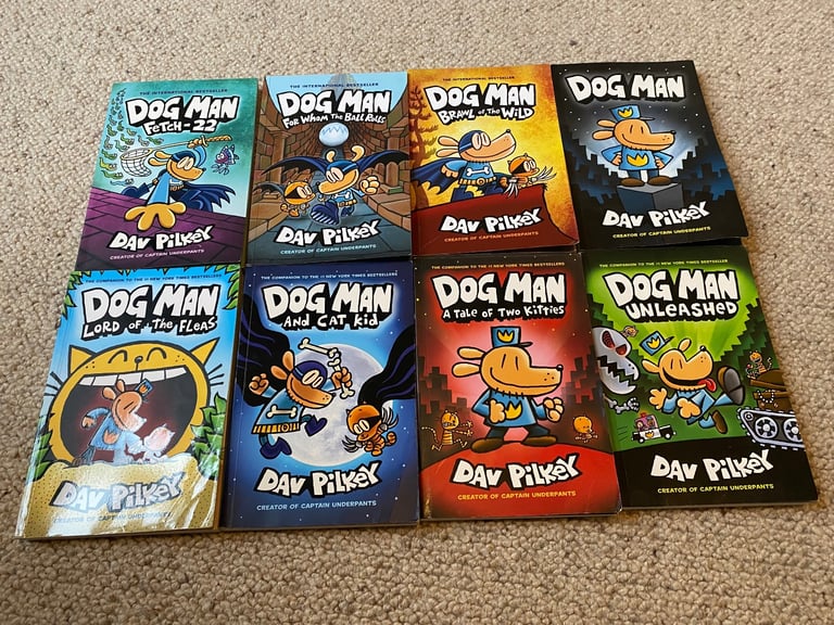 Dogman series by Dav Pilkey x 13