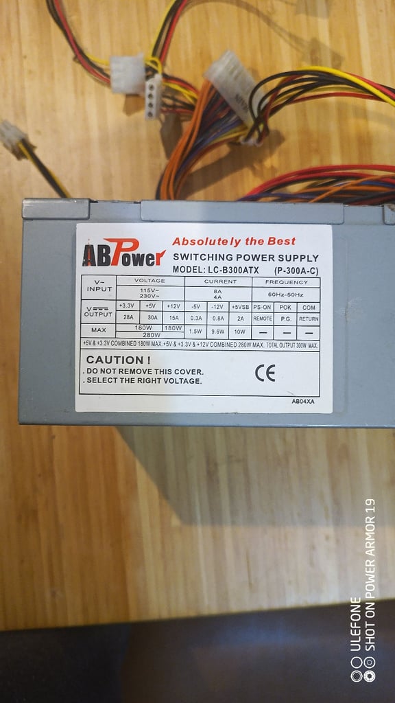 image for ABPower LC-B300ATX 300W ATX Power Supply