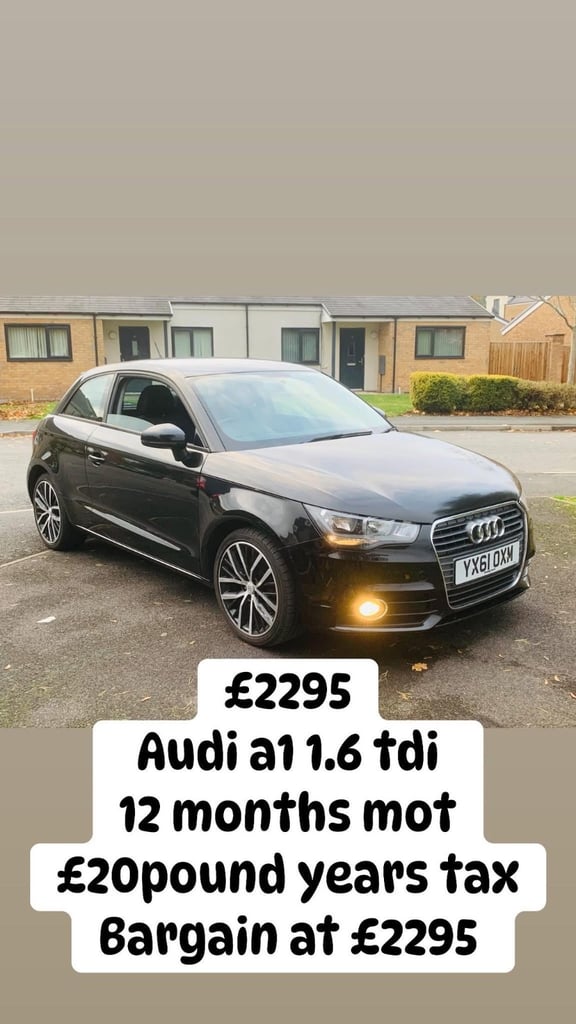 image for Audi, A1 1.6 TDI 12 months mot £20 tax year
