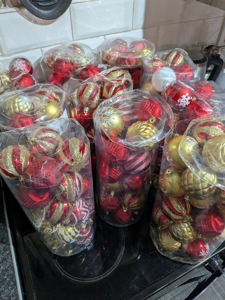 Joblot of Christmas baubles 