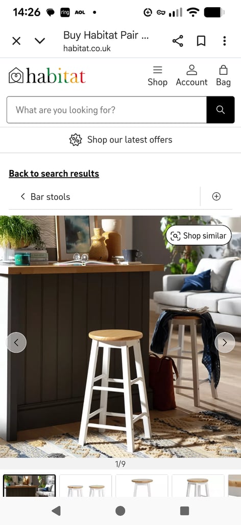 Habitat 4 as new wooden stools with clip of seatpads 
