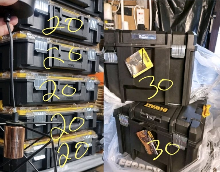 DEWALT CASES & various tool cases & bags from £10 