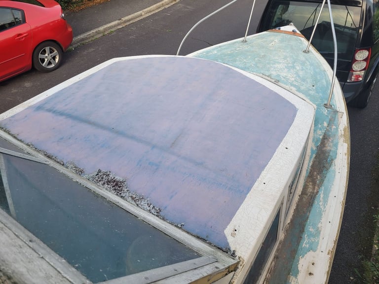 FREE 19ft cabin boat project- boat only.