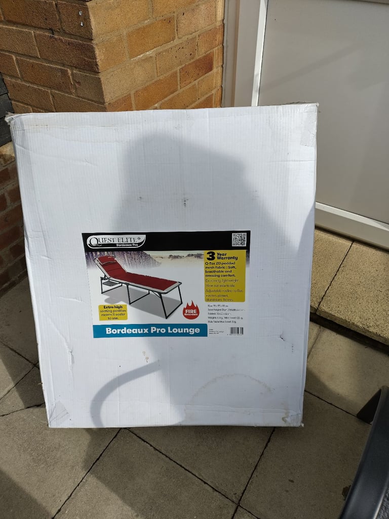 Reduced Quest elite Sun lounger new boxed 
