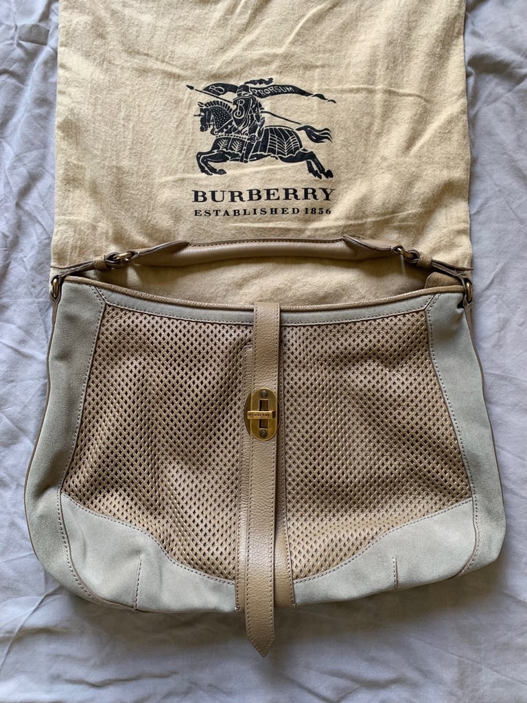 Burberry Leather & Suede Bag