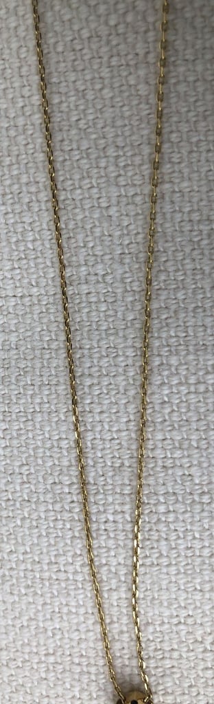 Accessorize Z collection gold plated chain and 'charm' ONO