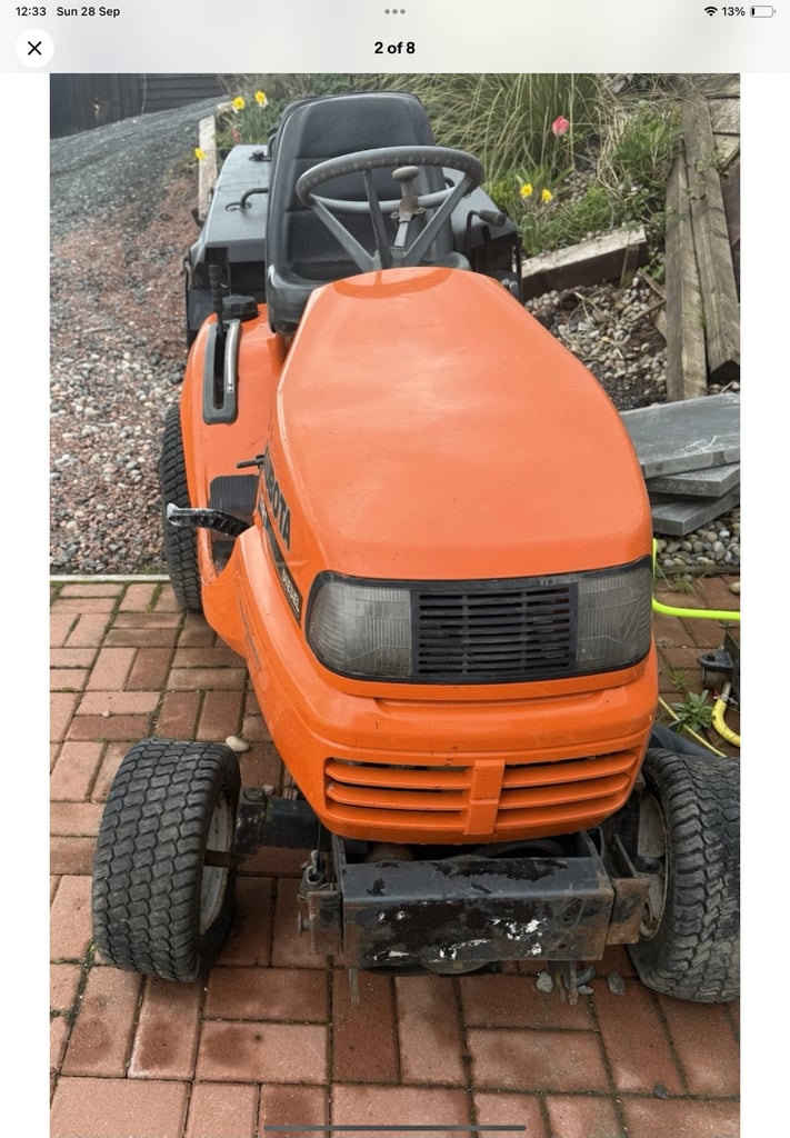 Kubota g21 2008 spares or repairs