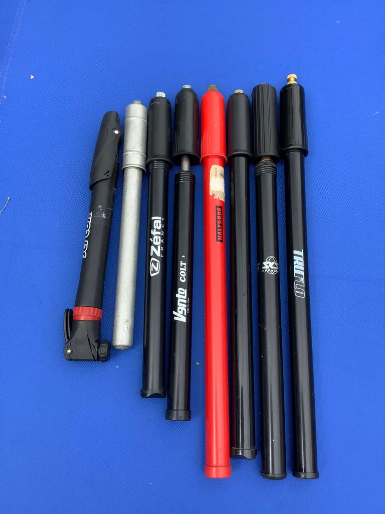 Variety of different types of hand pumps 