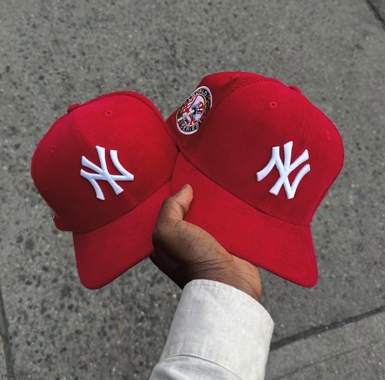 image for New York Yankees All Red Corduroy 1999 World Series × 1 Size 7