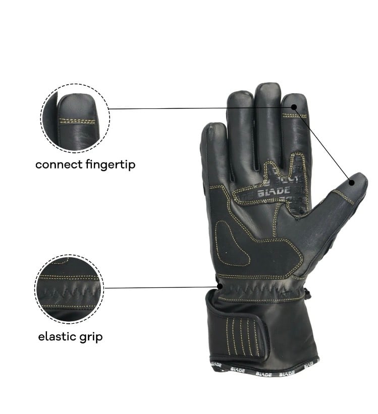 Blade motorbike gloves sz med