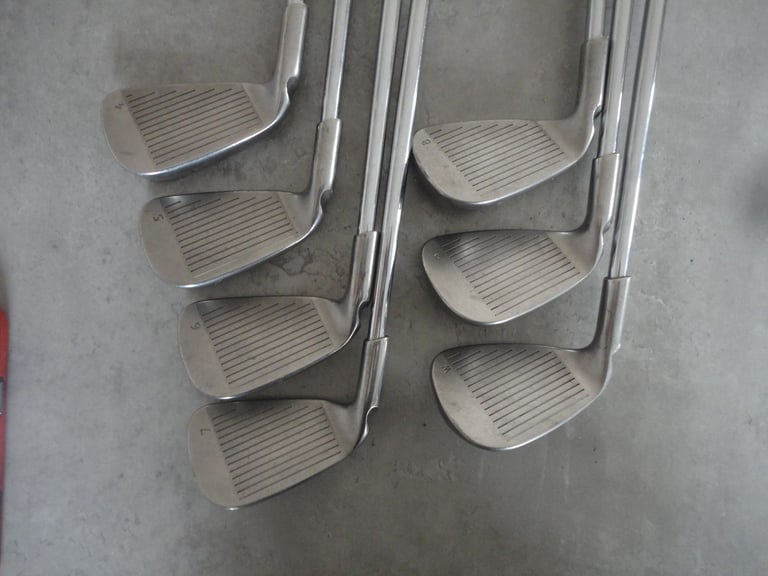 Various golf clubs sets of irons, Ping, wilson, titleist, taylormade ladies, macgregor, ben hogan