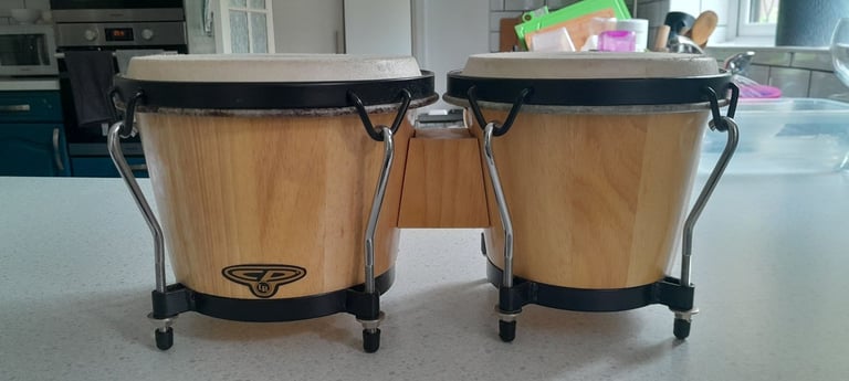 image for Traditional CP Natural Bongo drums