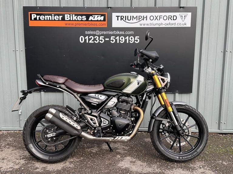 image for Stunning One Owner 2024/24 Triumph Scrambler 400X Motorcycle 