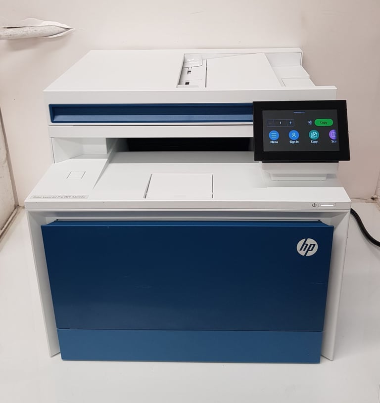 HP Color LaserJet Pro 4302dw Wireless Printer,Print,Copy,Scan, Fully Working,Black Cartridge low